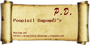 Pospisil Dagomér névjegykártya